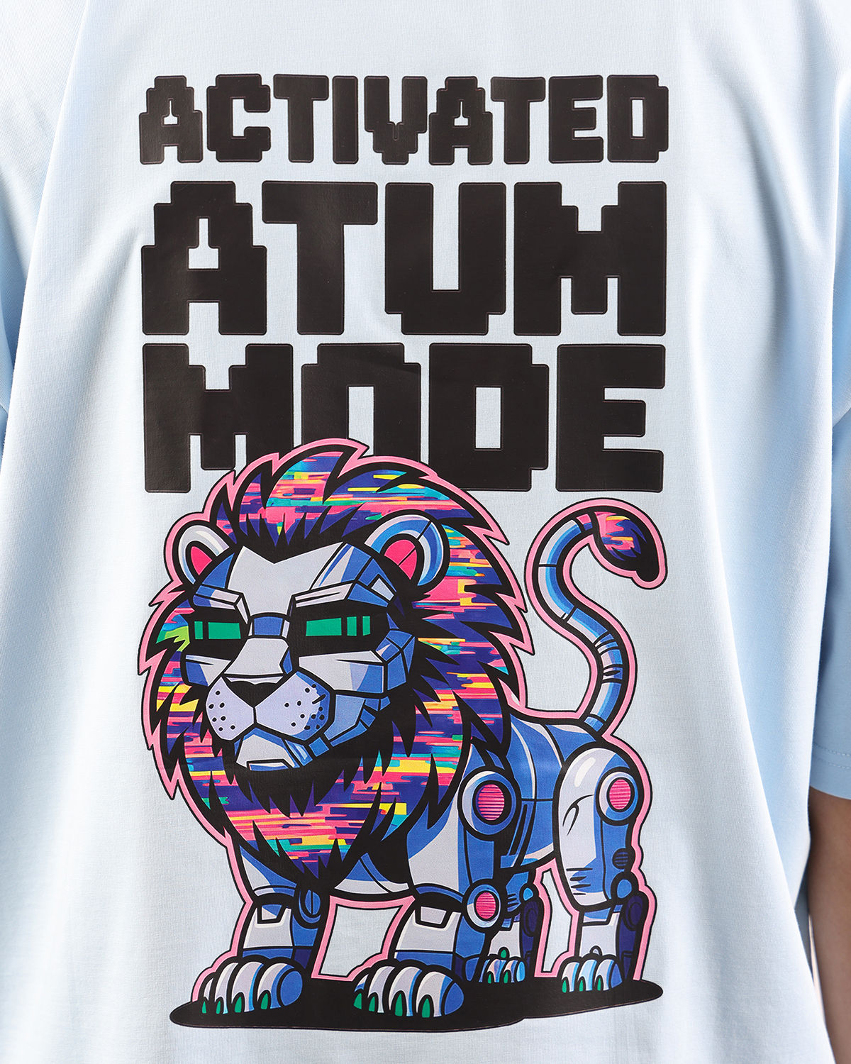 Adventure Mode Light Blue T-Shirt-Atum -56219663