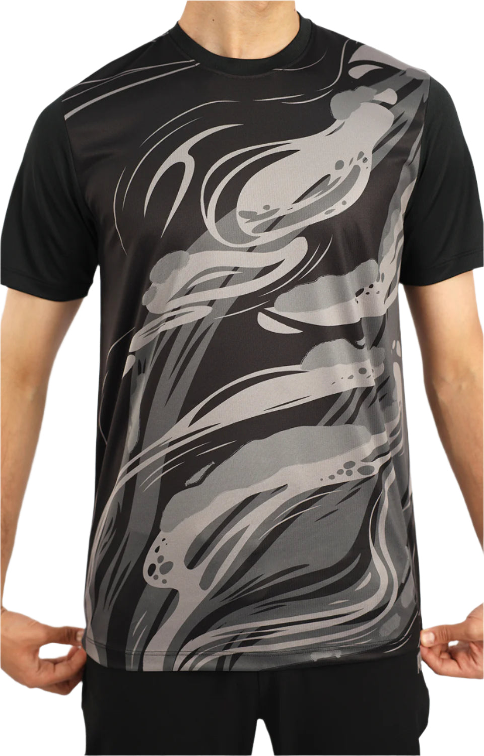 Men's Crew-Neck Black T-Shirt