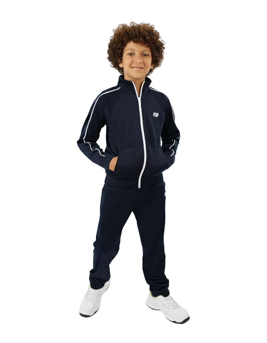 Essential Boy's Navy TrackSuit-Atum -76874144