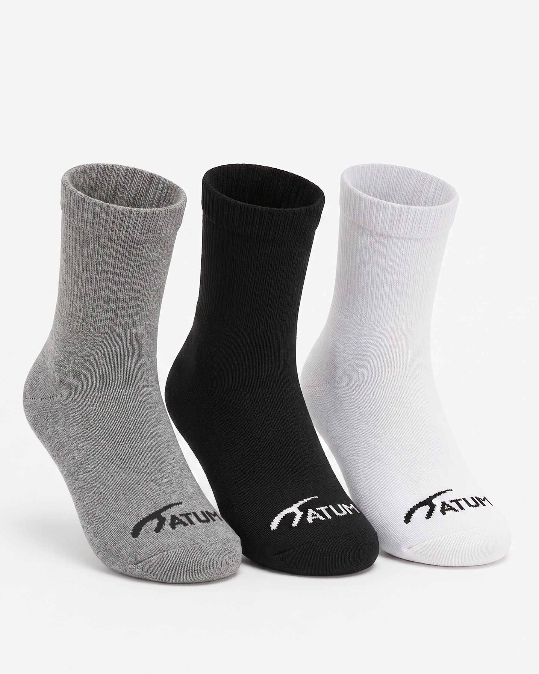 Kids Mid-Crew Mix Socks-Pack of 3