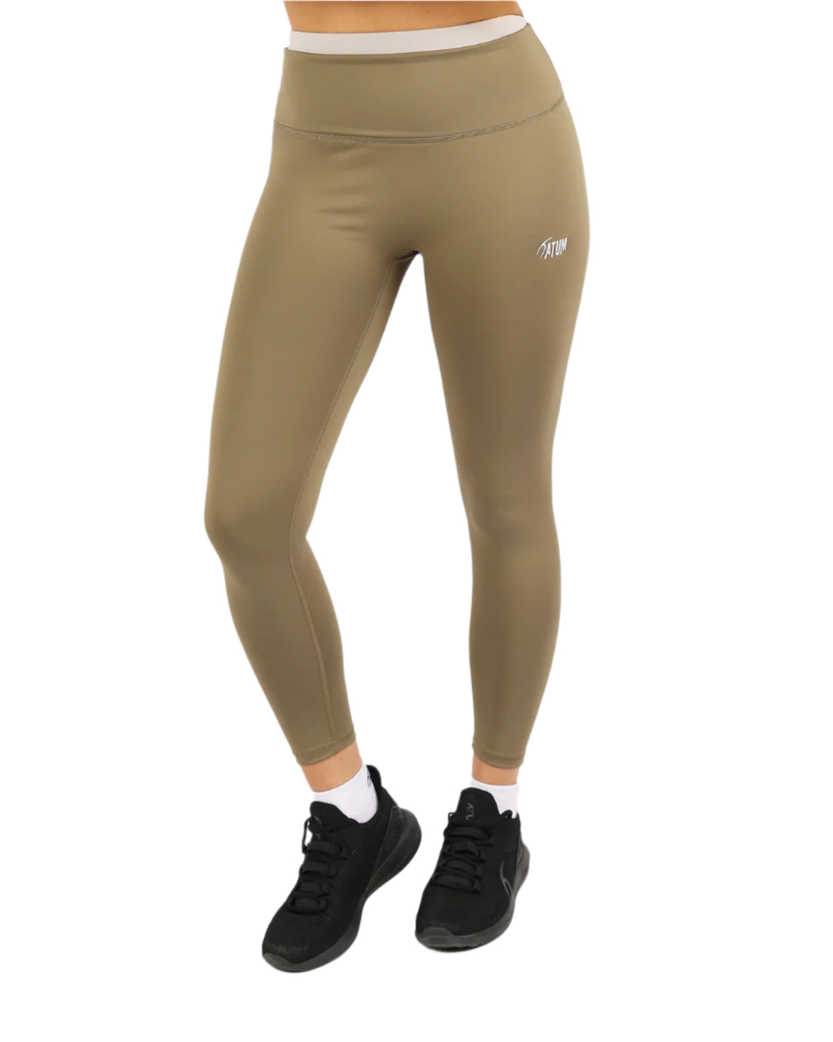 LuxeLean DuoTone Coffe Leggings-Atum -41840031