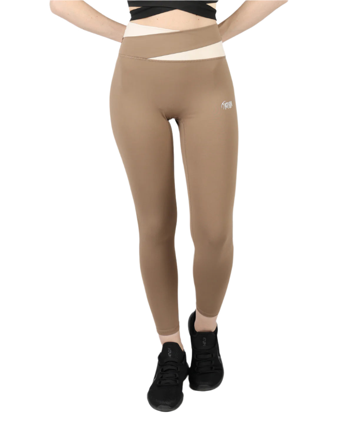 Horizon Duo Curve Coffee Leggings-Atum -81266712