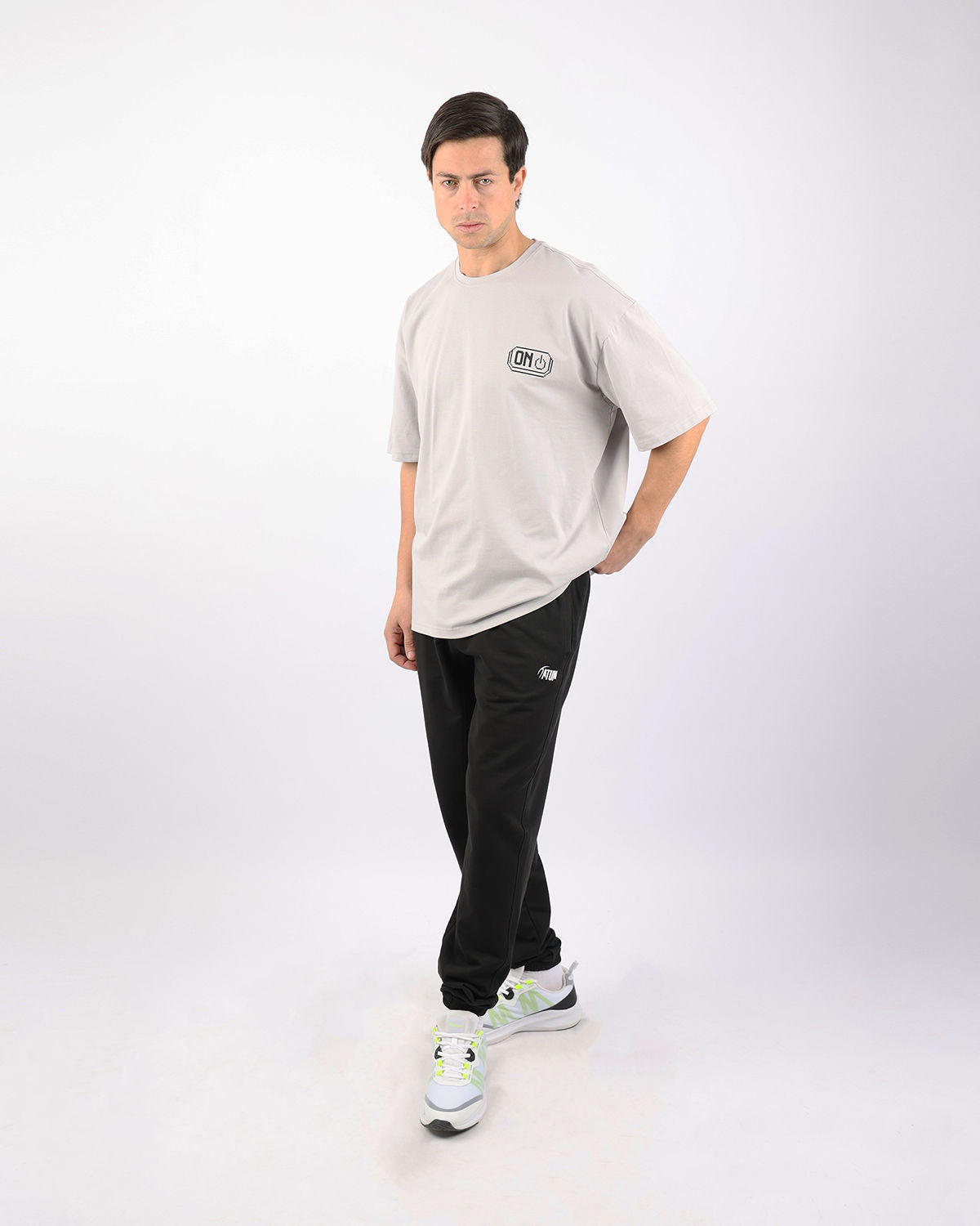 Adventure Mode Light Gray T-Shirt-Atum -11596190