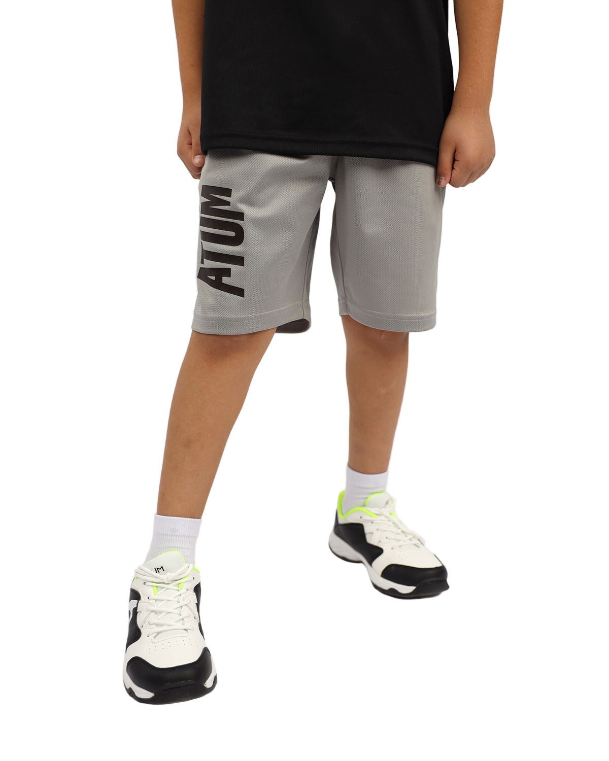Basketball Boy's Gray Short-Atum -72123219