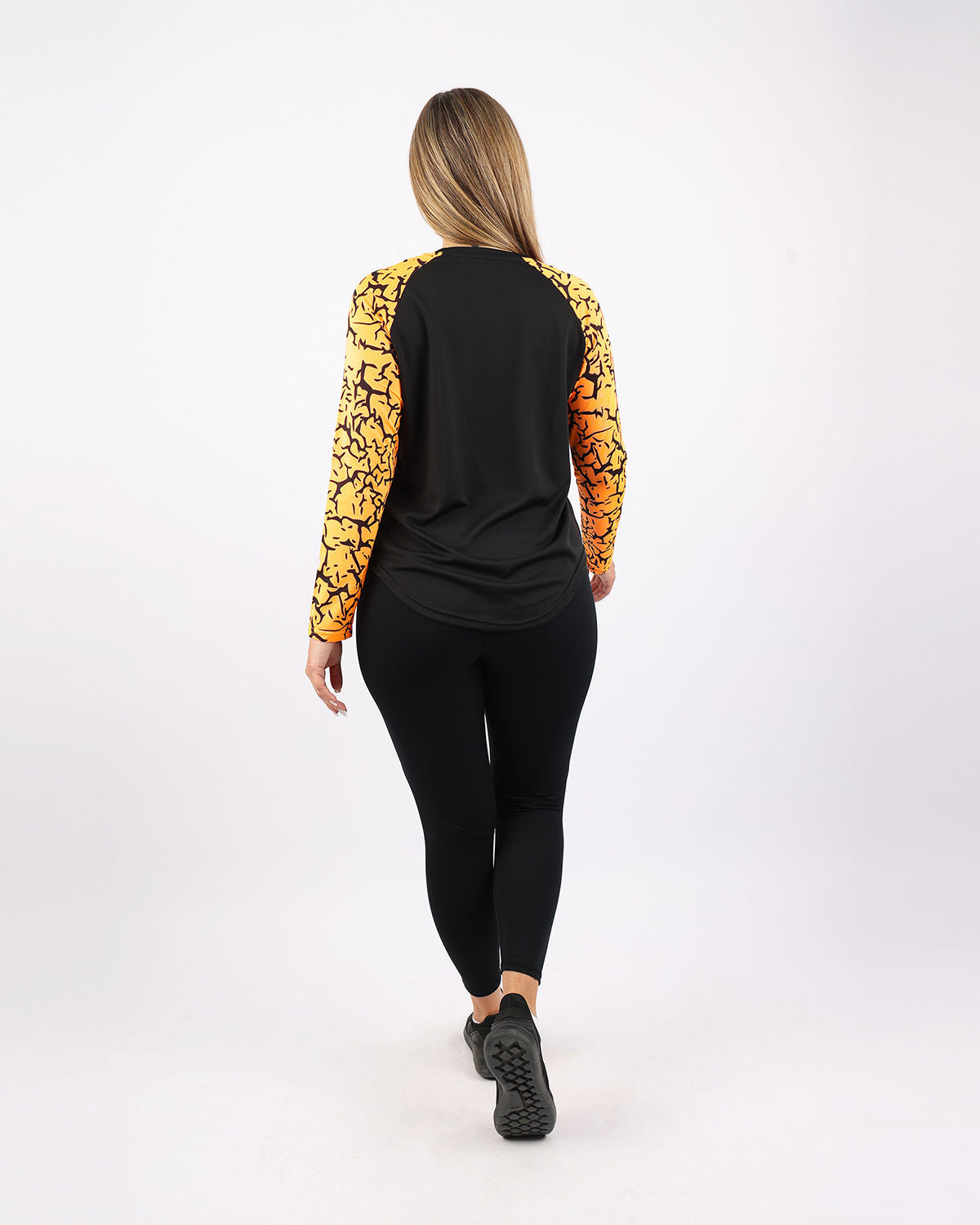 Crew Neck Long Sleeve Sports Top