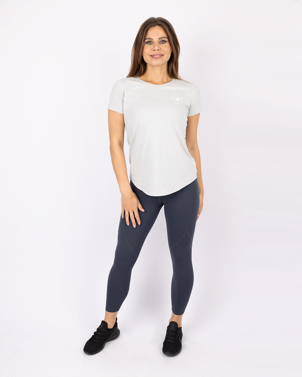 Premium High-Waisted Women's Leggings - Dust Navy