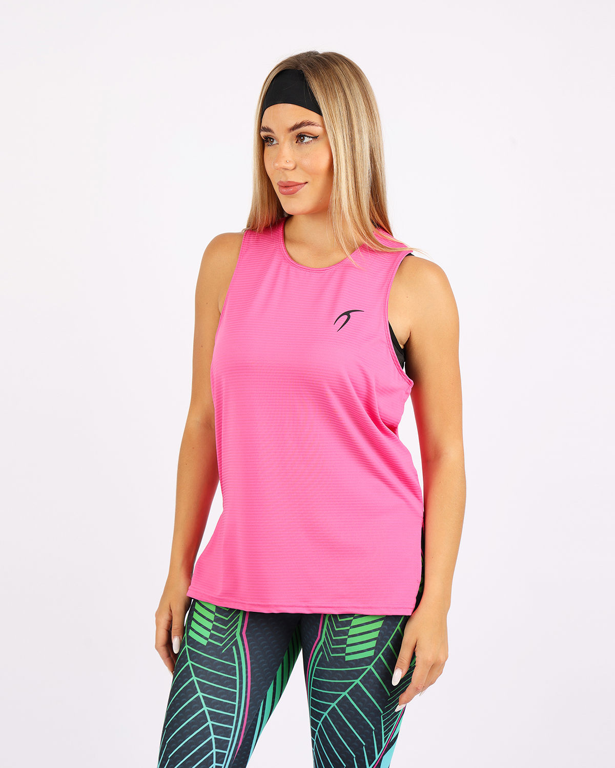 Vivid Motion Fuchsia Tank Top-Atum -32660942