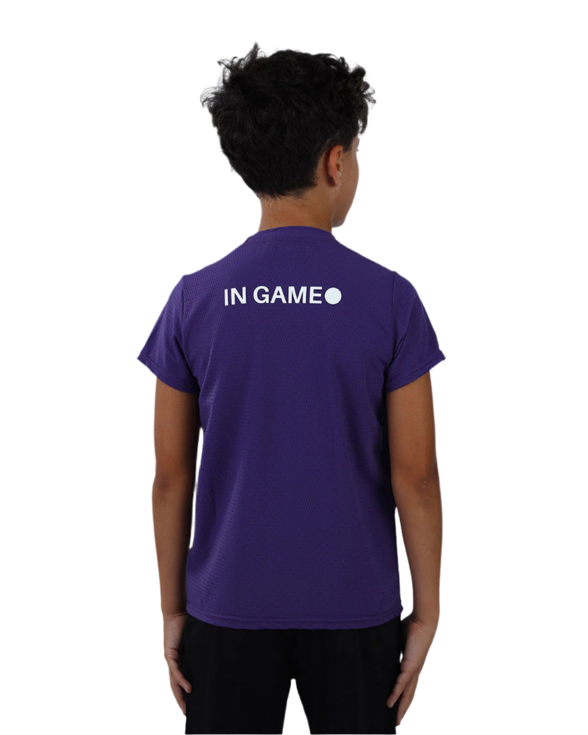 Crew Neck Short Sleeve Breathable Top-Atum -27275735