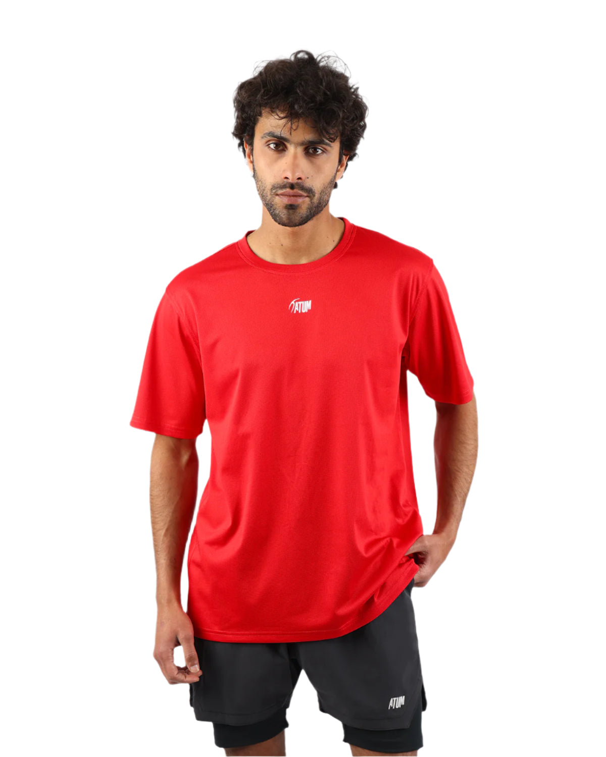 Prime Fit Men's Red T-Shirt-Atum -39798062