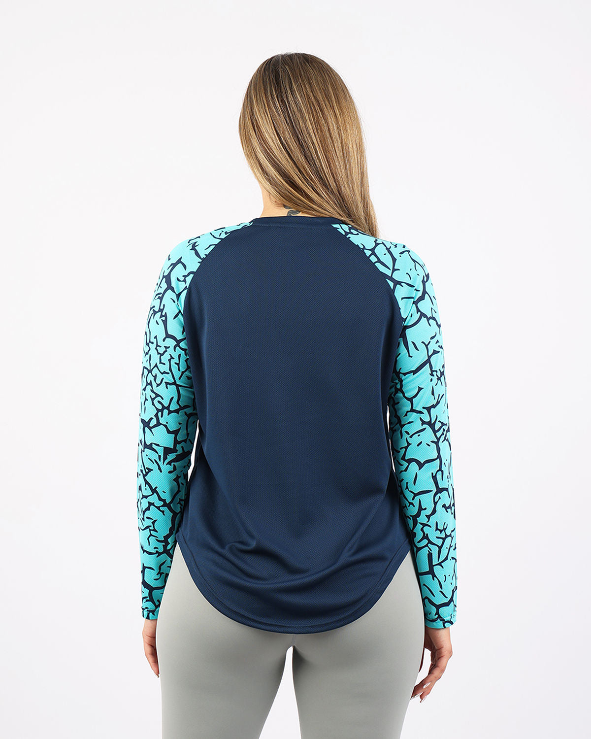 Crew Neck Long Sleeve Sports Top