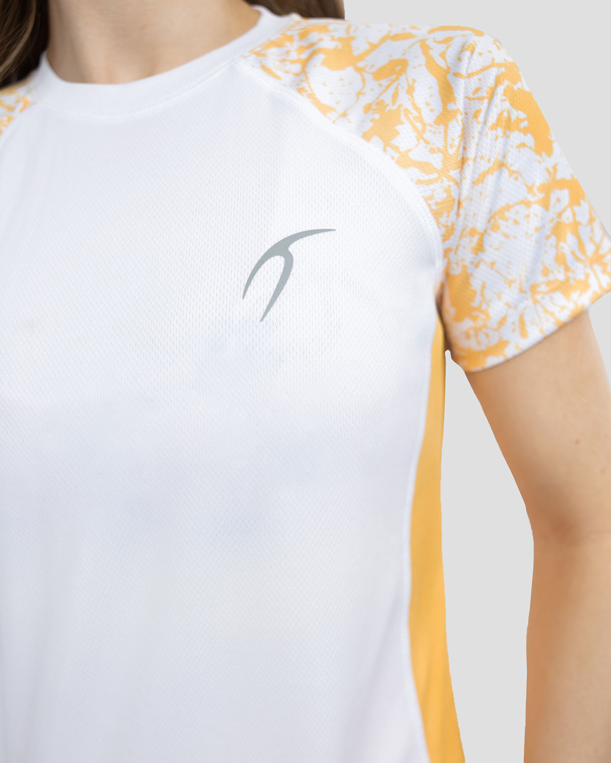 Women's Short Sleeves White T-Shirt-Atum -75301107
