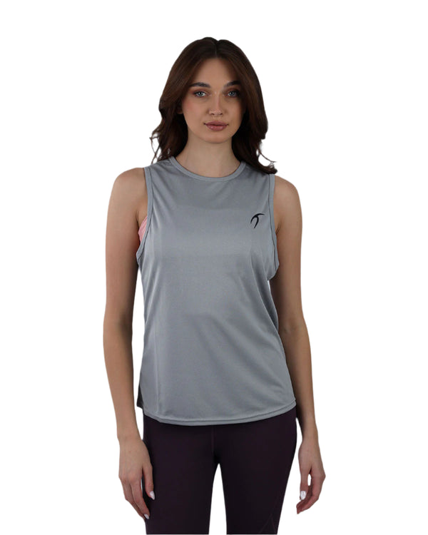 Modal Yoga Gray Tank Top-Atum -45406833