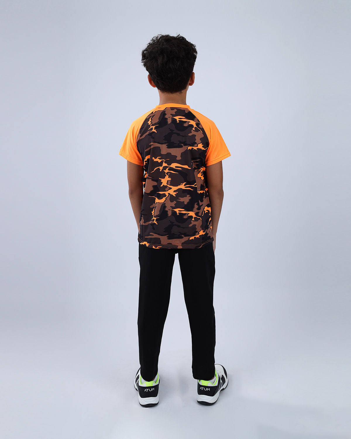 Army Training Sports Orange T-Shirt-Atum -3812494