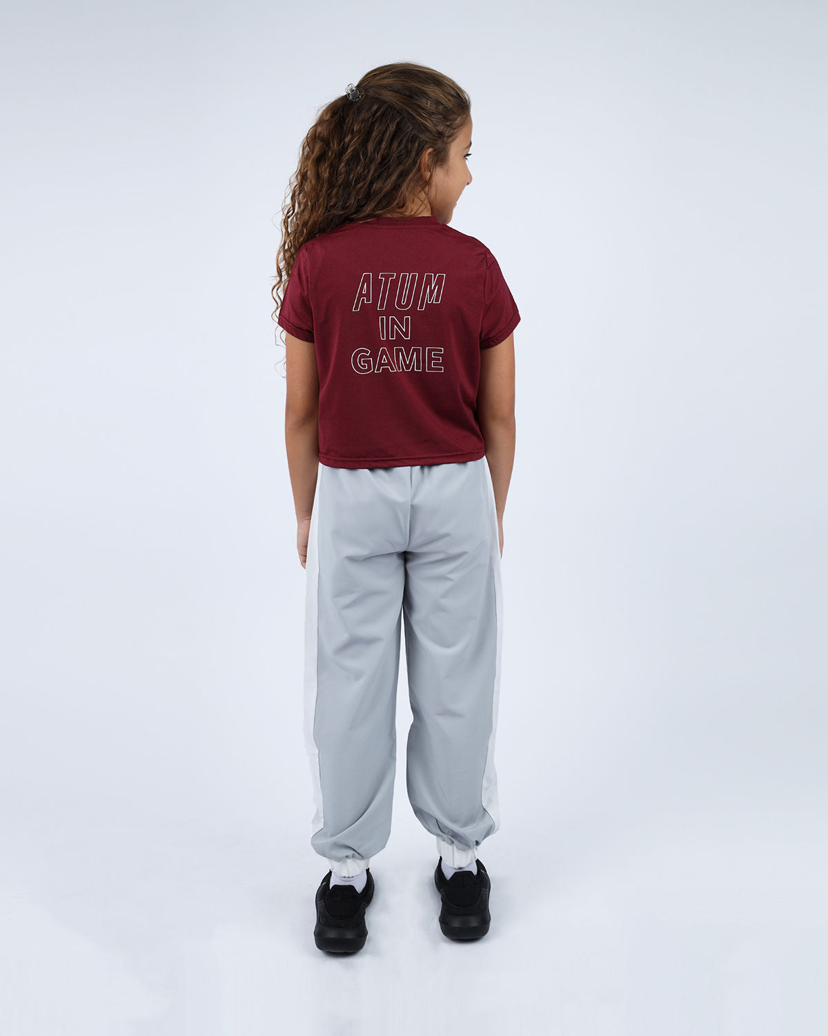 INGAME Short-Sleeve Burgundy T-Shirt-Atum -98576486