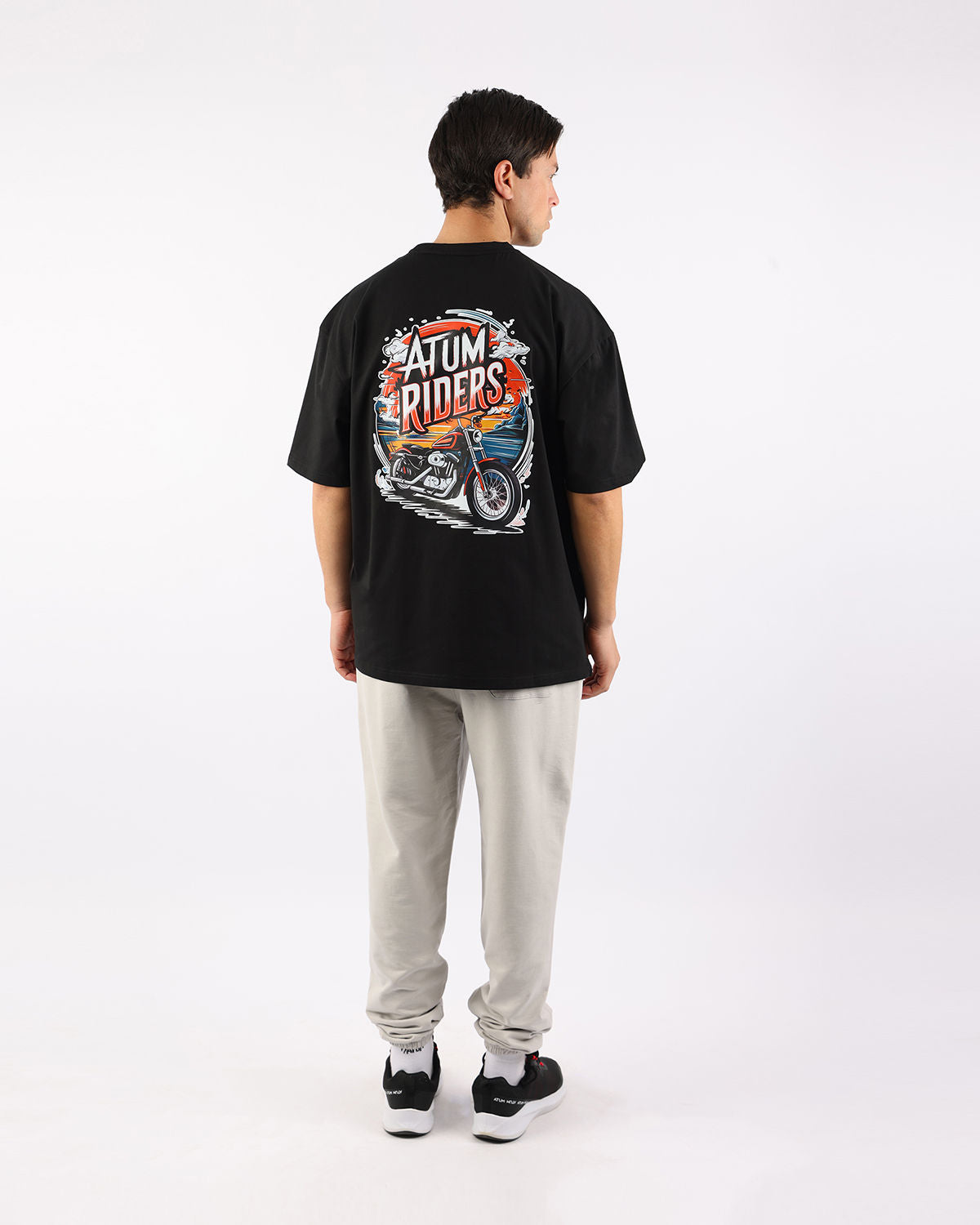 Highway Riders Black T-Shirt-Atum -62869849