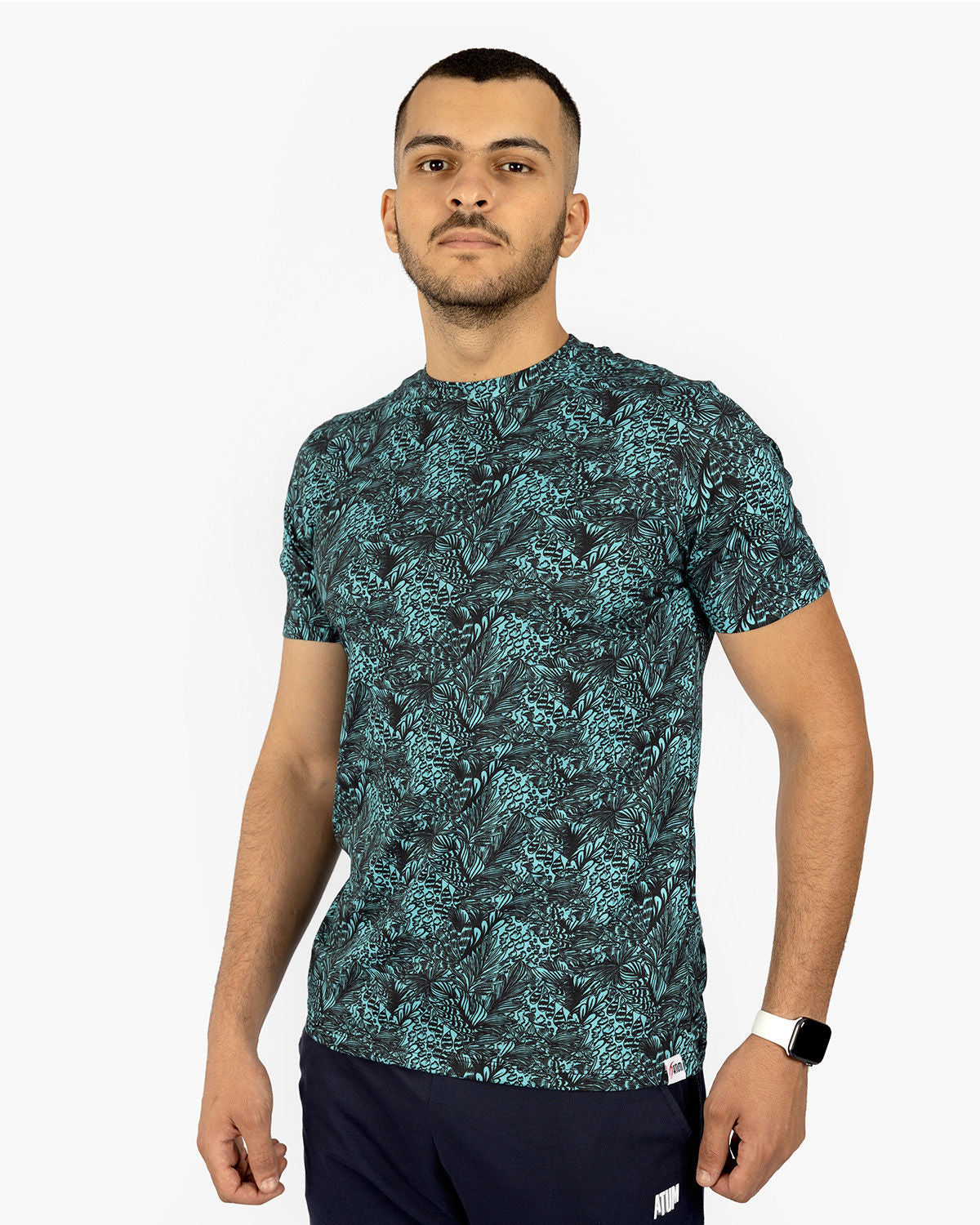 Splash Clash Forest Blue T-Shirt-Atum -92888692