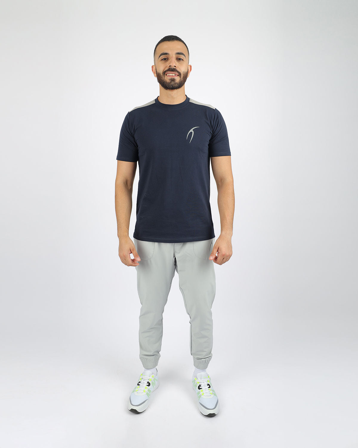 Men's Comfy Gray Sweatpants-Atum -64890938