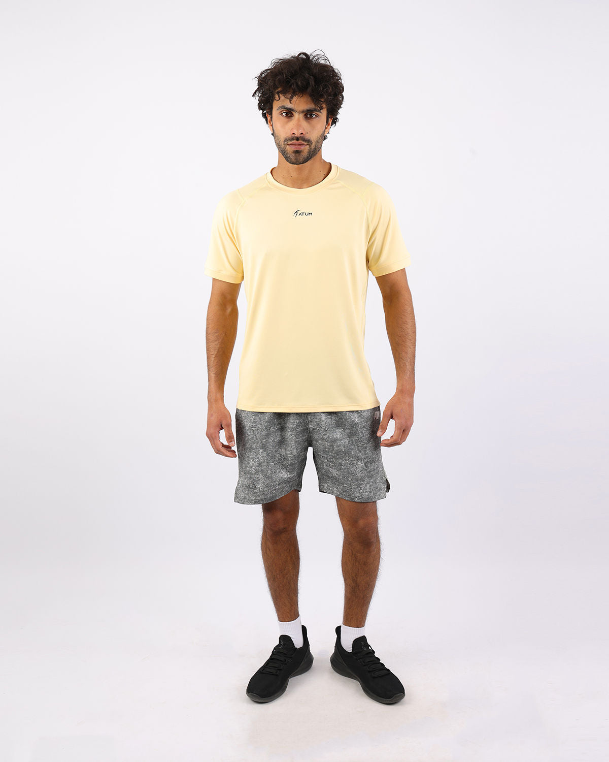 Energy Flow Men's Yellow T-Shirt-Atum -98320164