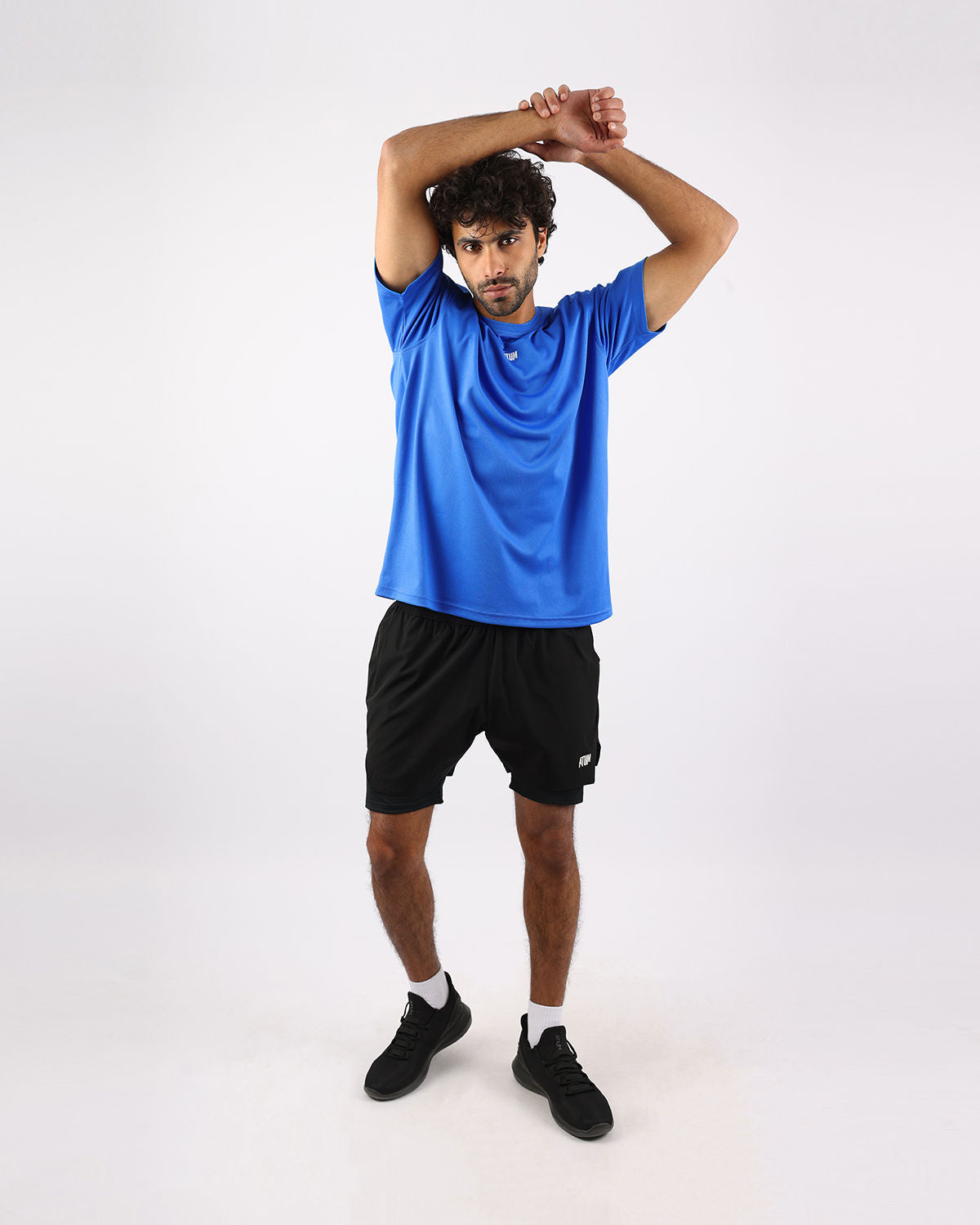 Prime Fit Men's Blue T-Shirt-Atum -4392552