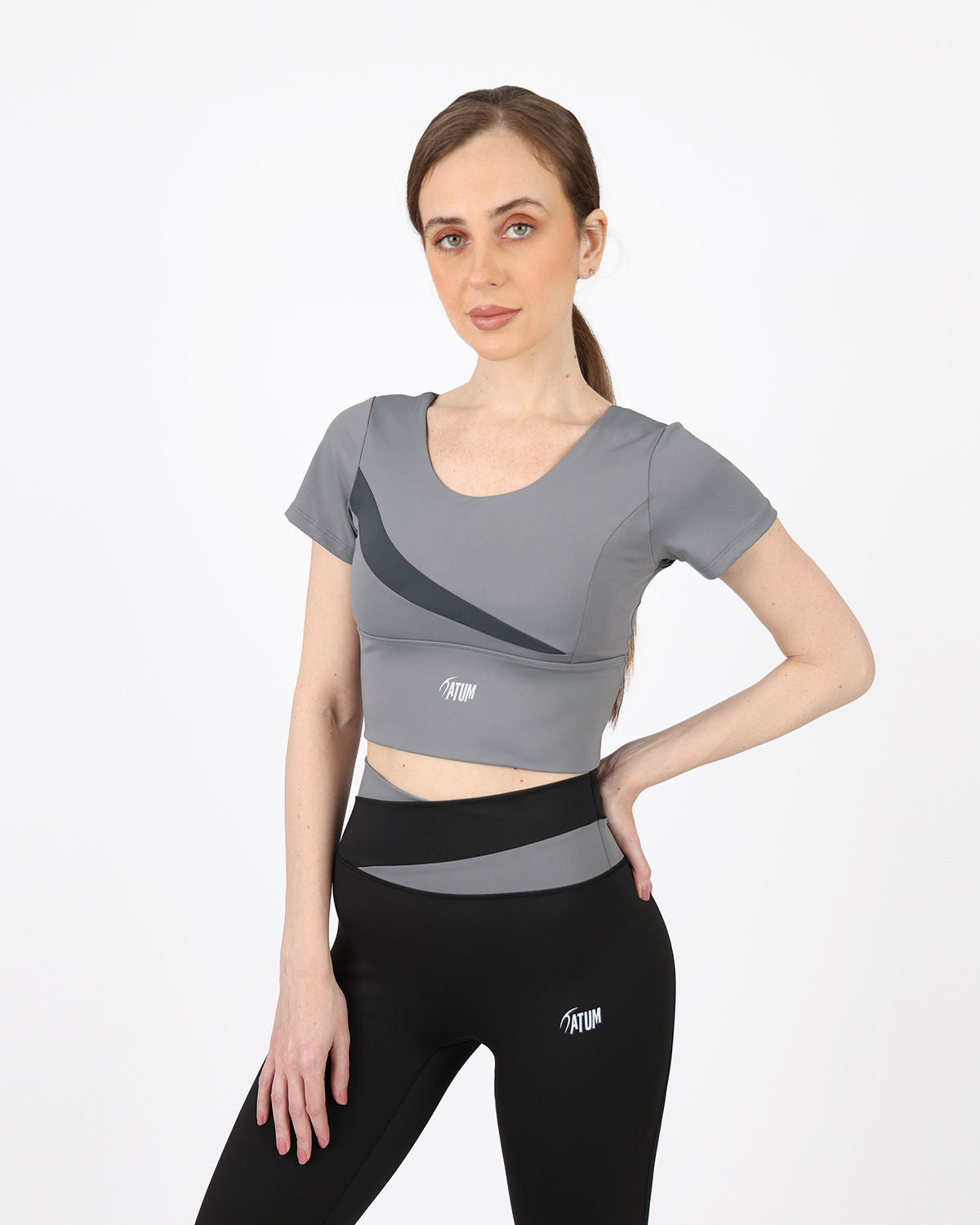 Asymmetric Crossover Black Top-Atum -87145319