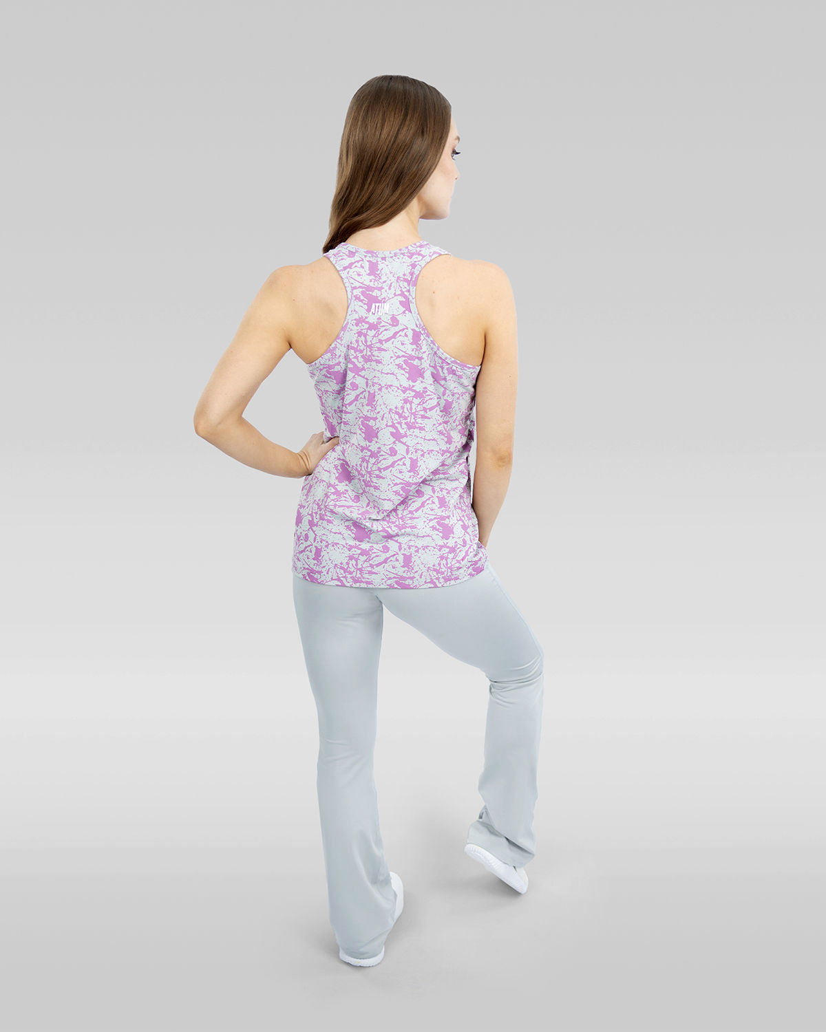 Printed Violet Tank Top-Atum -90441664