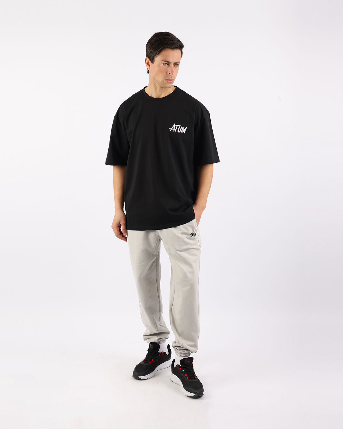 Active Comfort Men's Gray Sweatpants-Atum -46402132