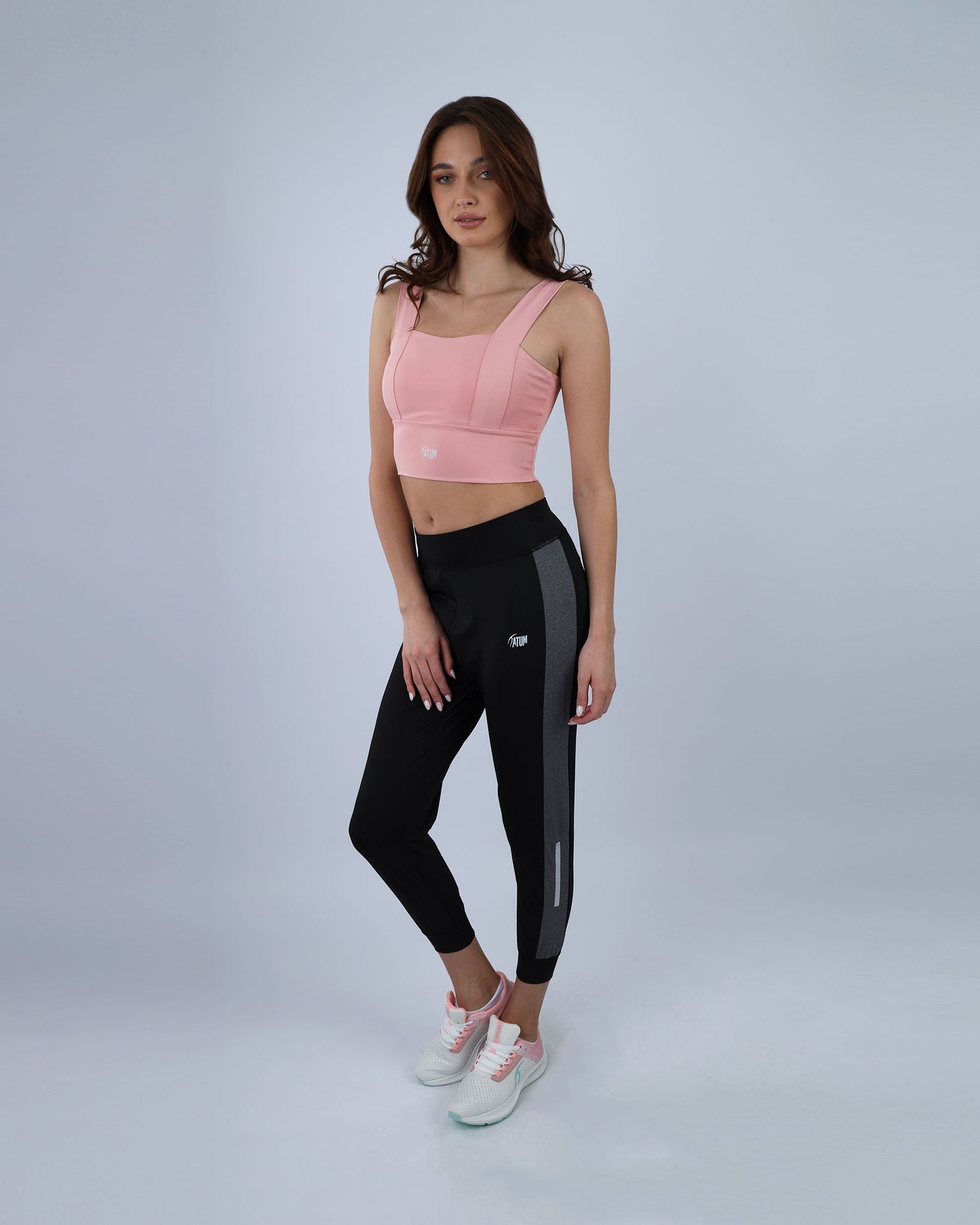 Yoga Fitness Pink Sports Bra-Atum -28185158