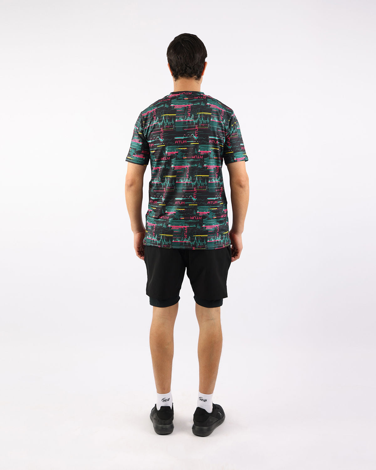 Cyberwave Men's Black T-Shirt-Atum -57384204