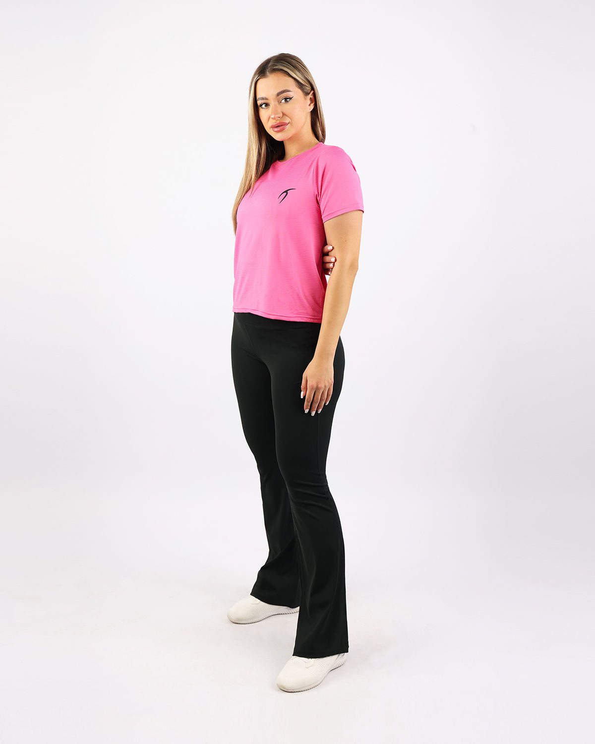 Freedom Short-Sleeves Fuchsia Training Top-Atum -86455201