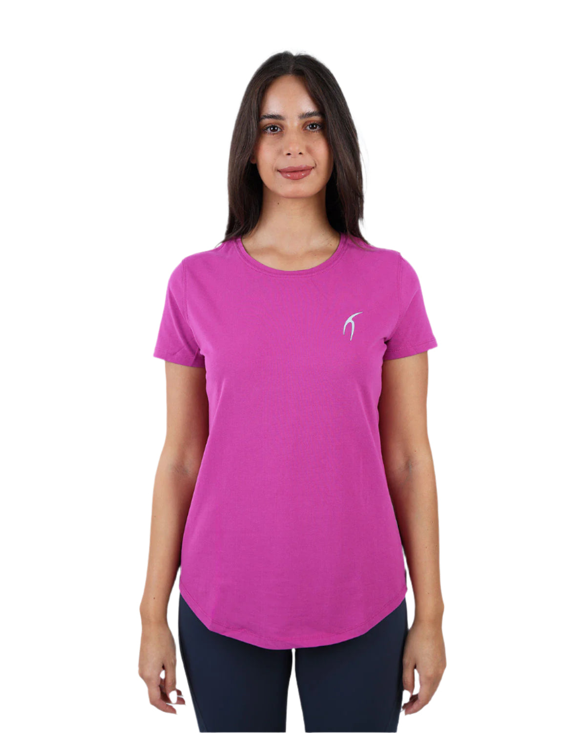 Basic Short Sleeves Dark Purple T-Shirt-Atum -13428395