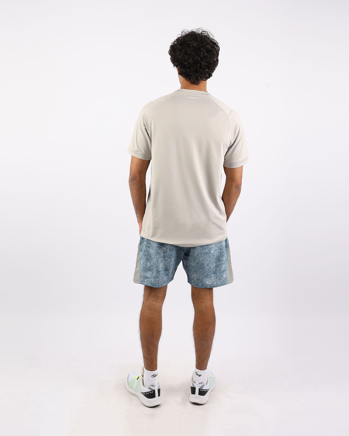 Energy Flow Men's Gray T-Shirt-Atum -23092556