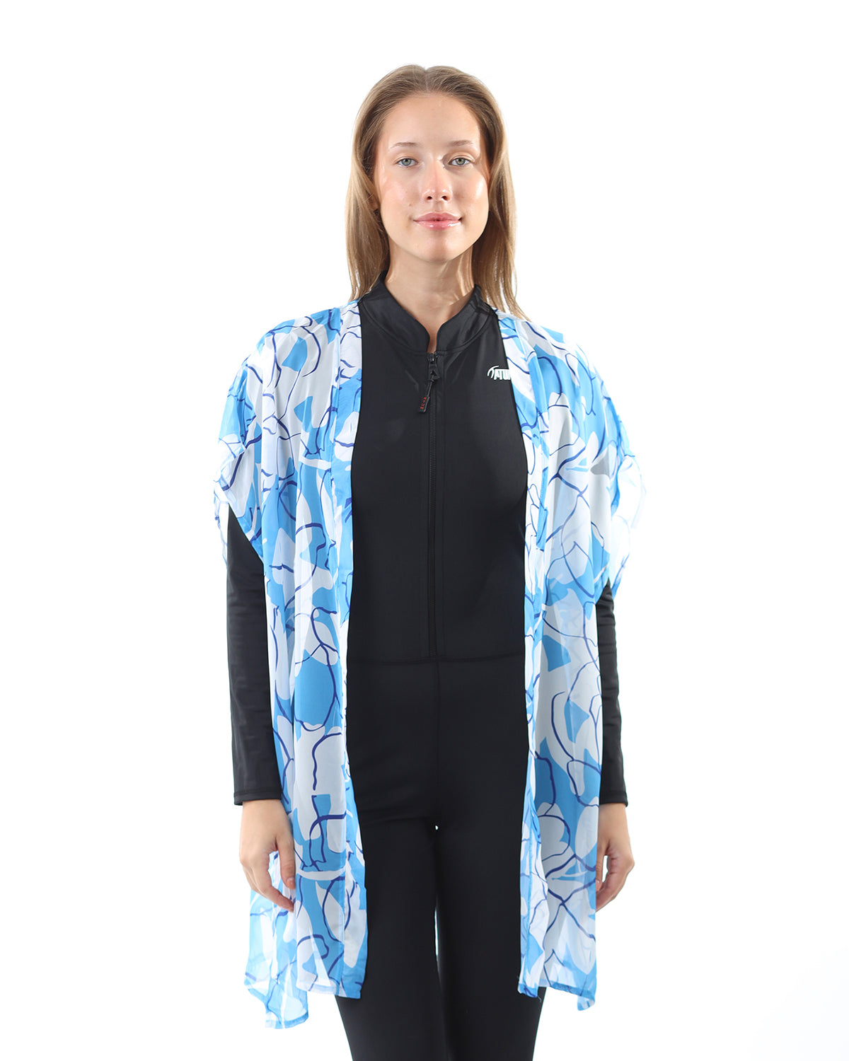Blue Sky Turquoise Kimono-Atum -31950993