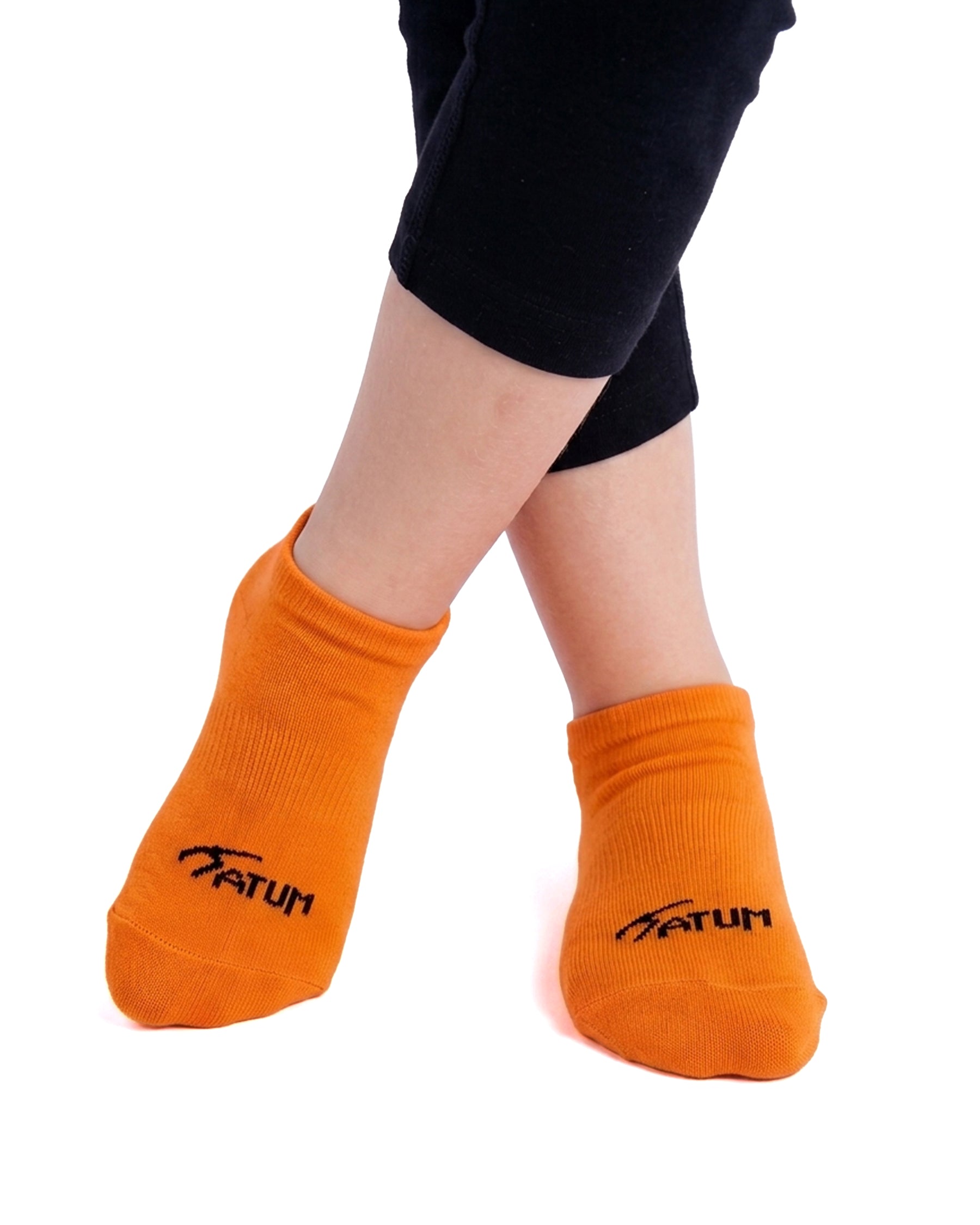 Kids Low-Cut MixOrange Training Socks-Pack of 3-Atum -54975438