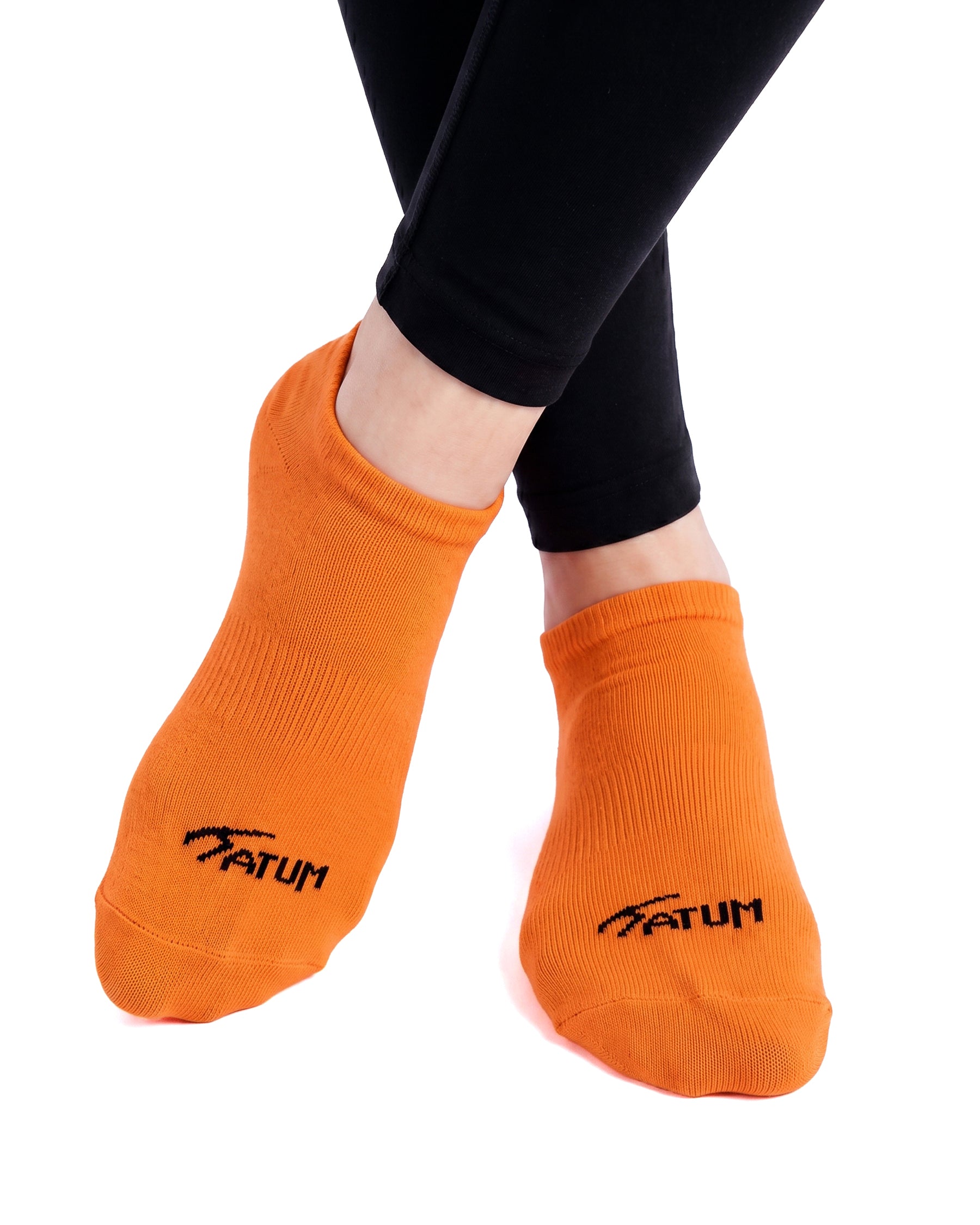 Adults Low-Cut MixOrange Training Socks-Pack of 3-Atum -63528757