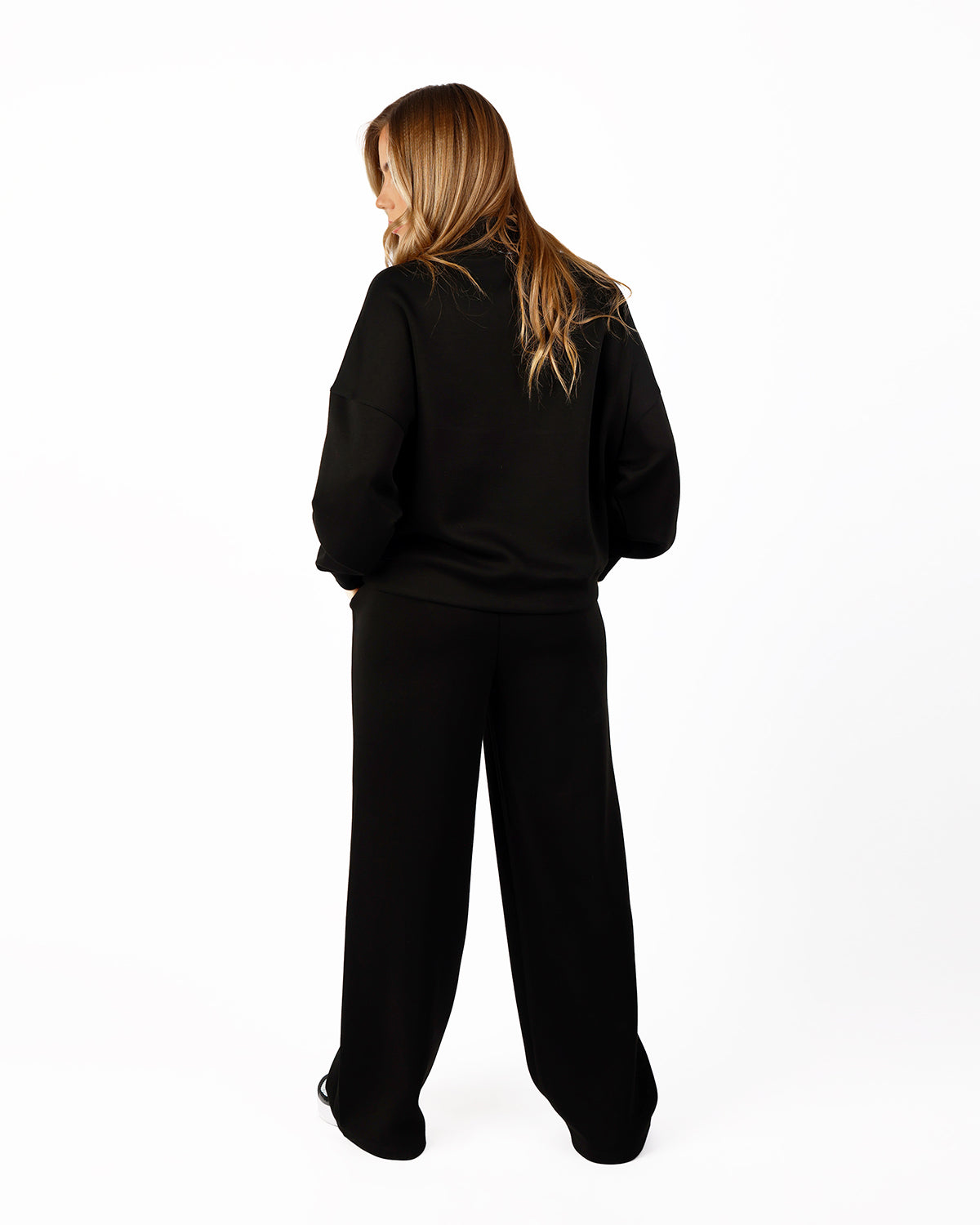HalfZip Women's Black Tracksuit-Atum -96809874