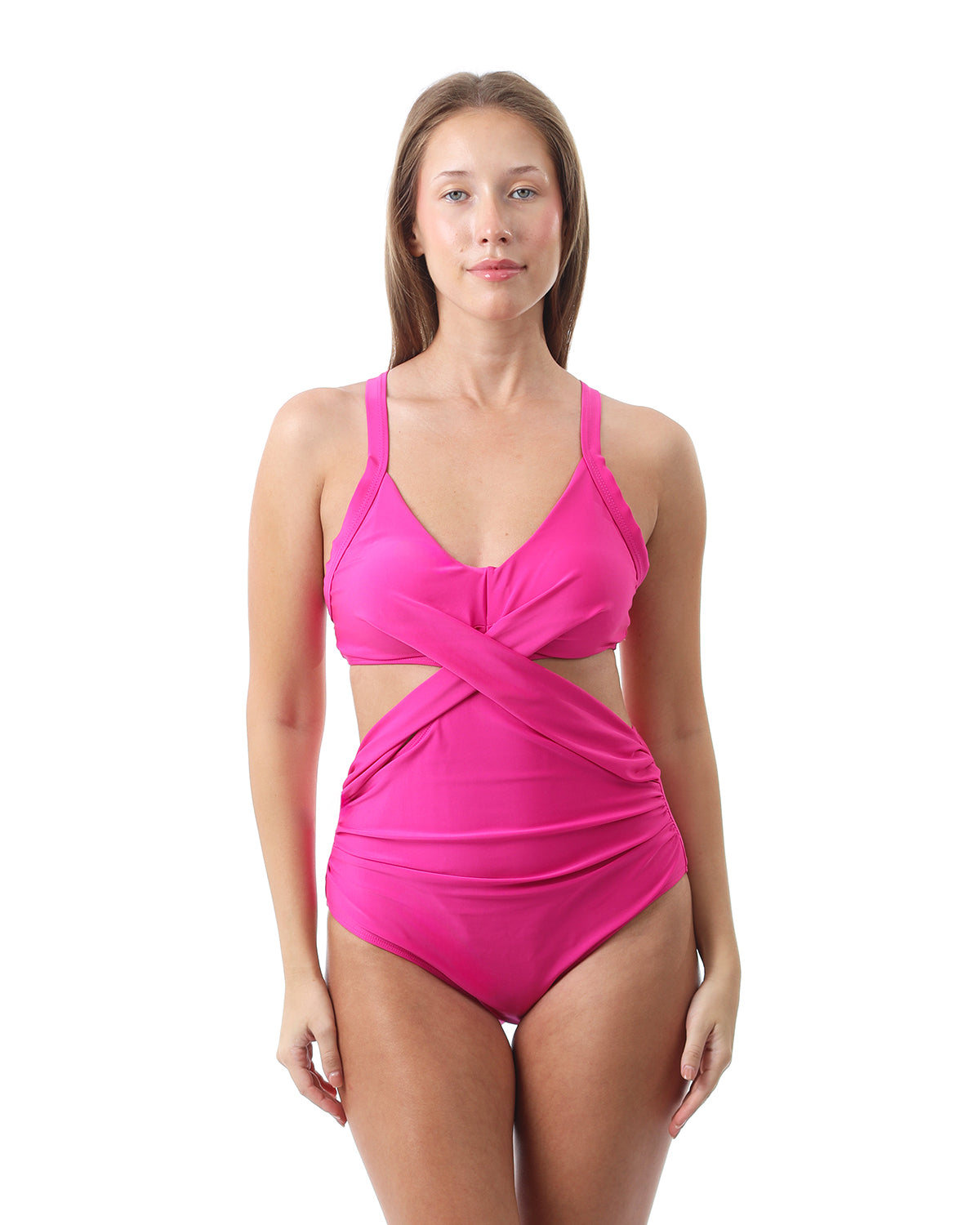 Twist Wave Fuchsia Swimsuit-Atum -81744370