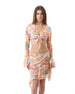 Sunset Bloom Coral Bikini Set