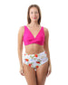 Floral Splash Fuchsia Bikini
