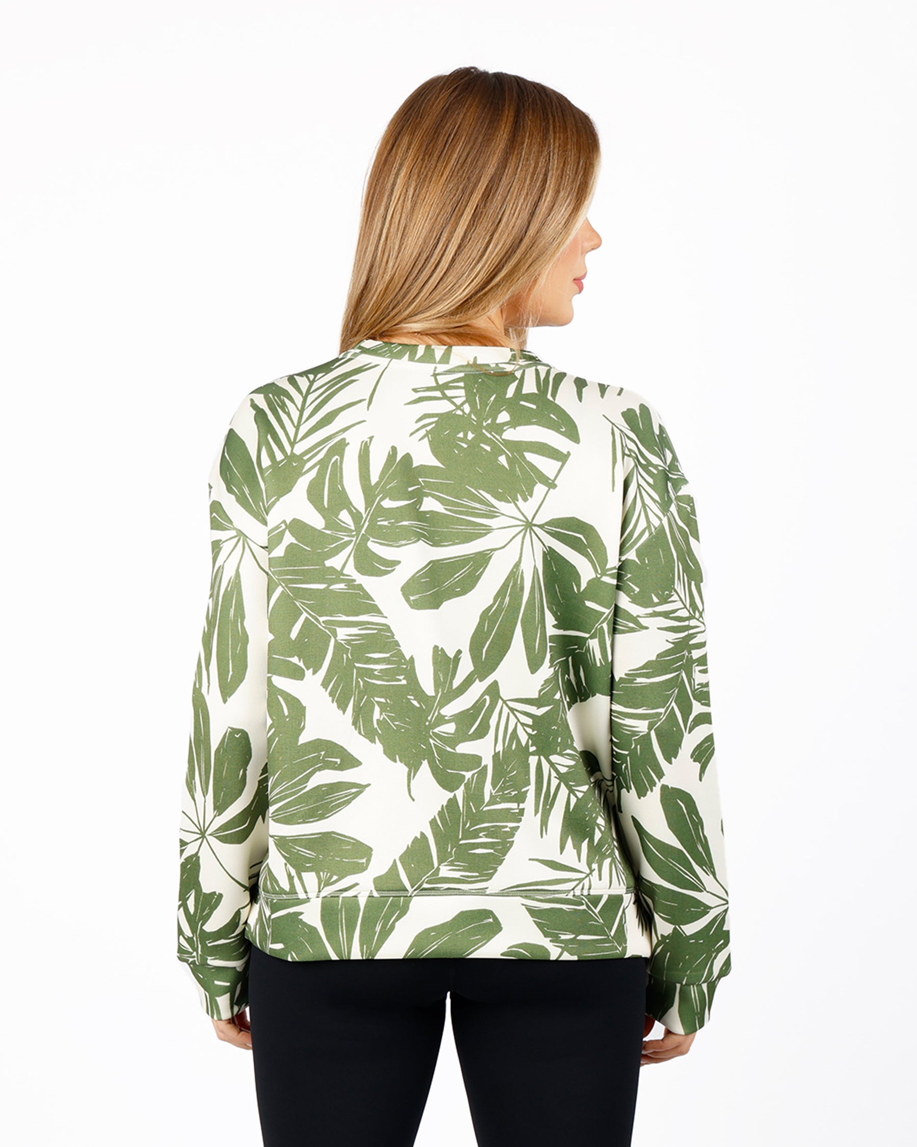 Modern Flora Green Top-Atum -94408623