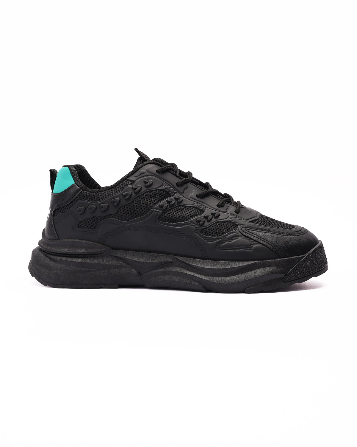 Step up Men's Black Sneaker-Atum -74515809