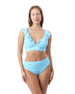 Trendy Ruffle Blue Bikini