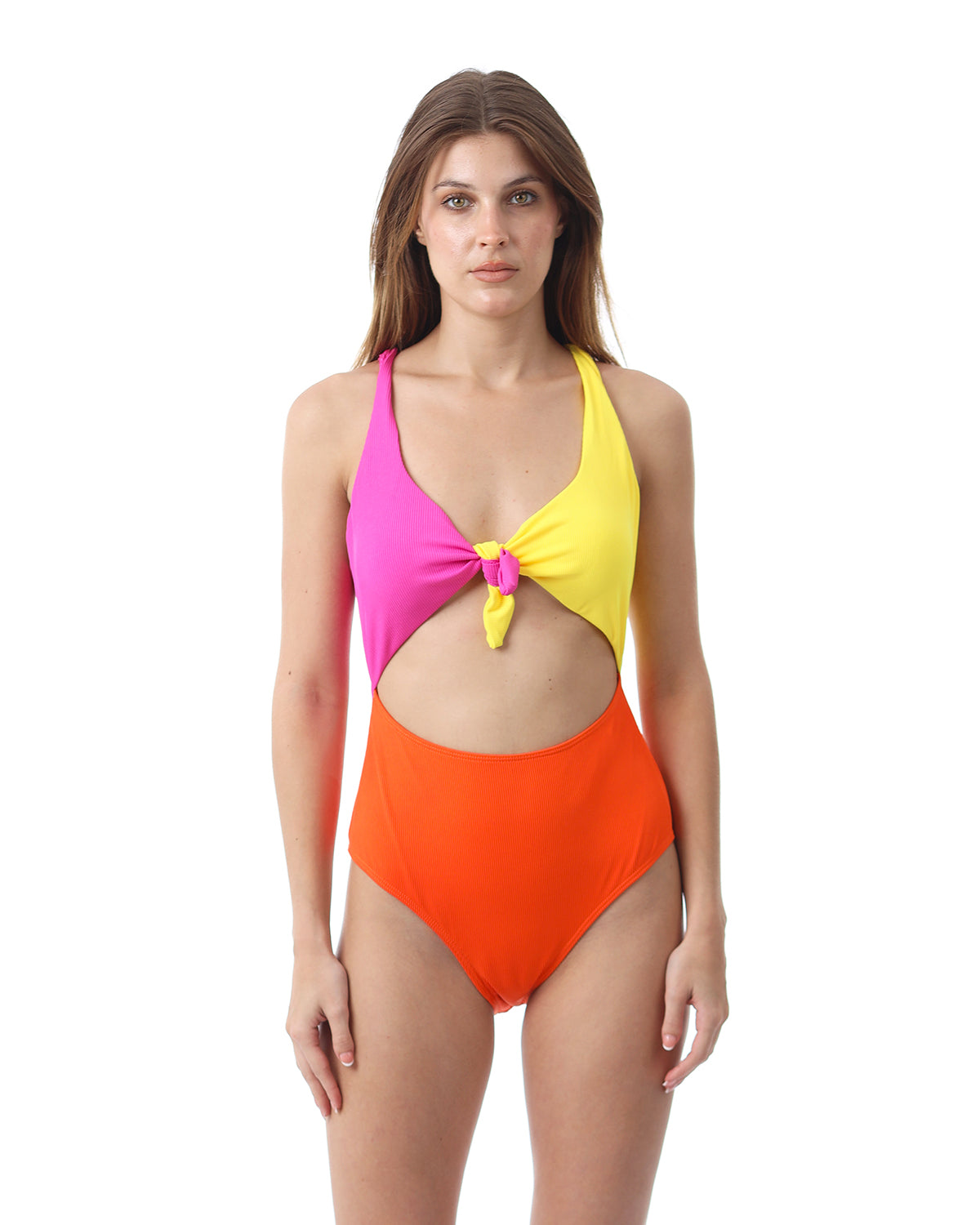Sunset Vibes Orange Swimsuit-Atum -11605730