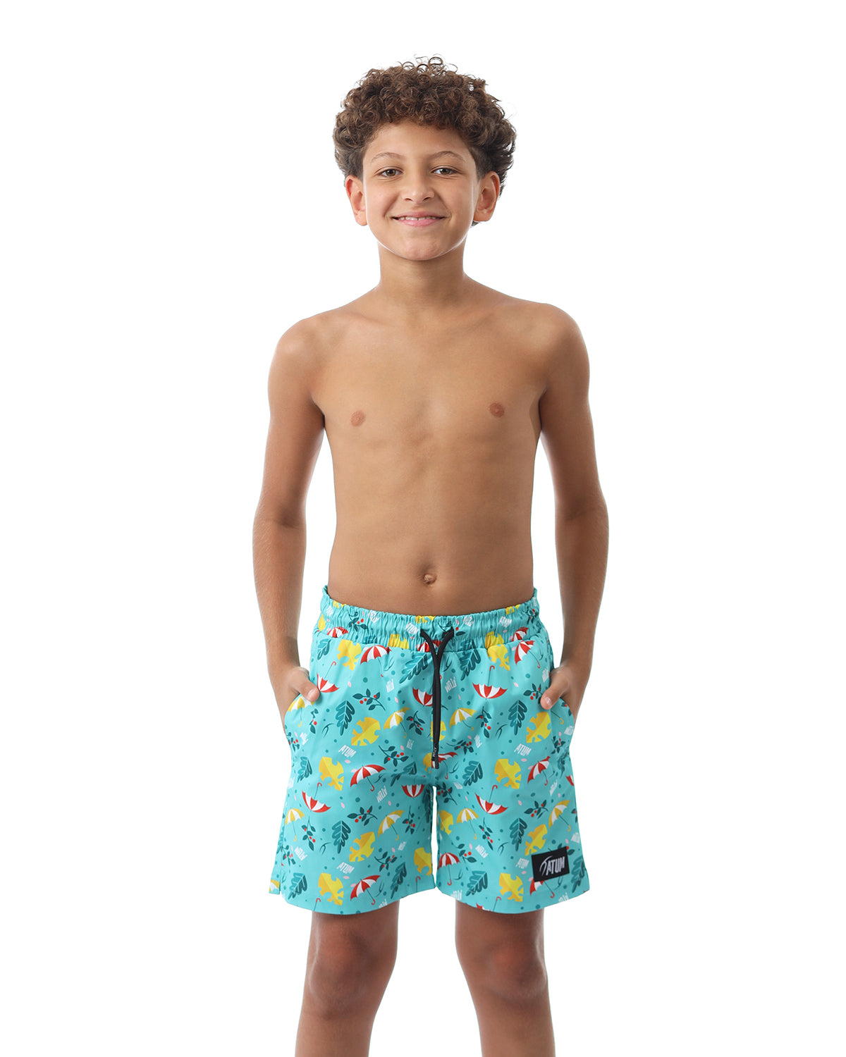 Summer Vibes Boy's Mint Swim Short-Atum -39238806