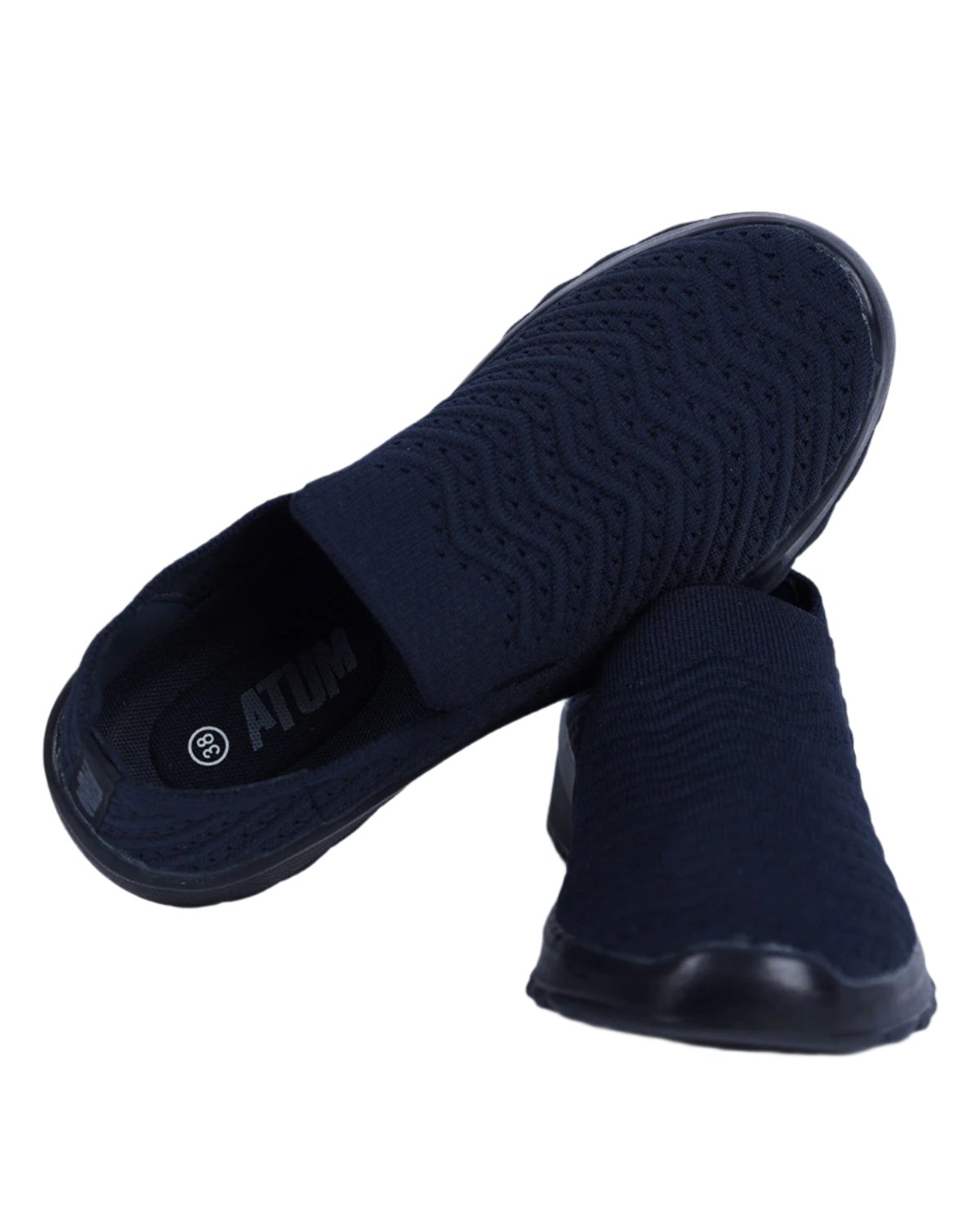 Stylish Slip-On Navy Women Shoes-Atum -90432284