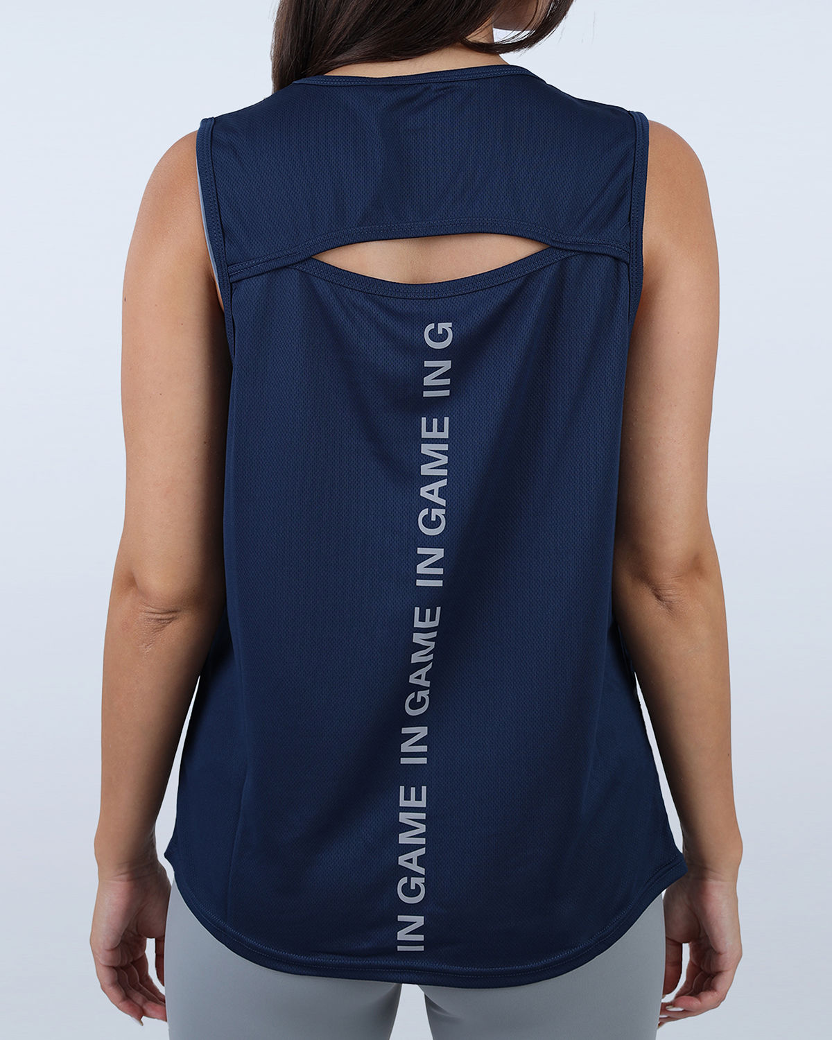 Modal Yoga Blue Tank Top-Atum -73961511