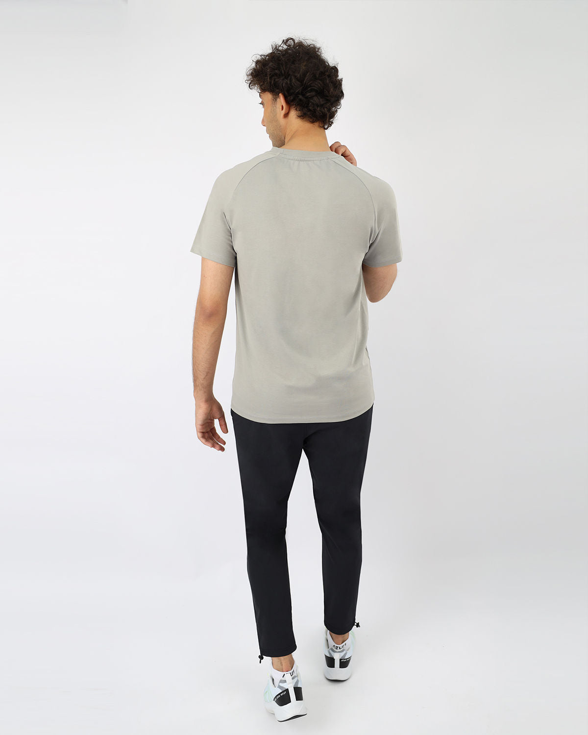 Men's Cotton Gray Teee-Atum -82431441