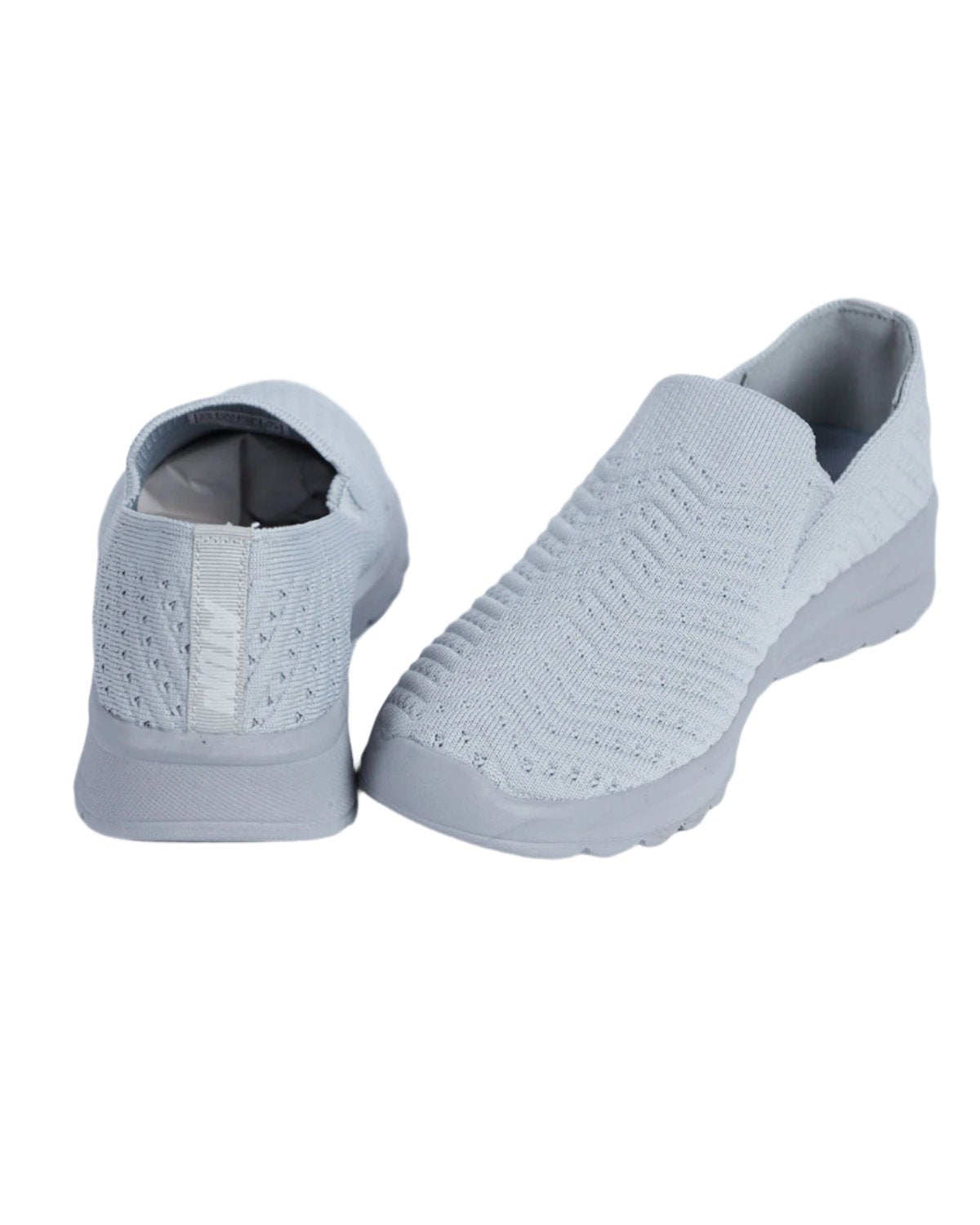 Stylish Slip-On Gray Women Shoes-Atum -33161943