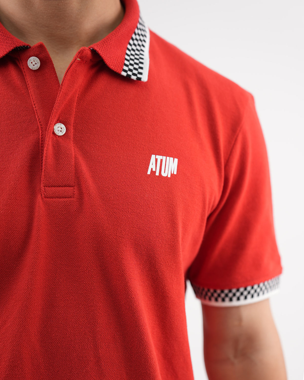 Clashflex Red Polo Shirt-Atum -22419243