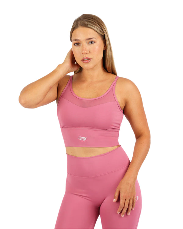 SculptFlex Pink Crossback Bra-Atum -642252