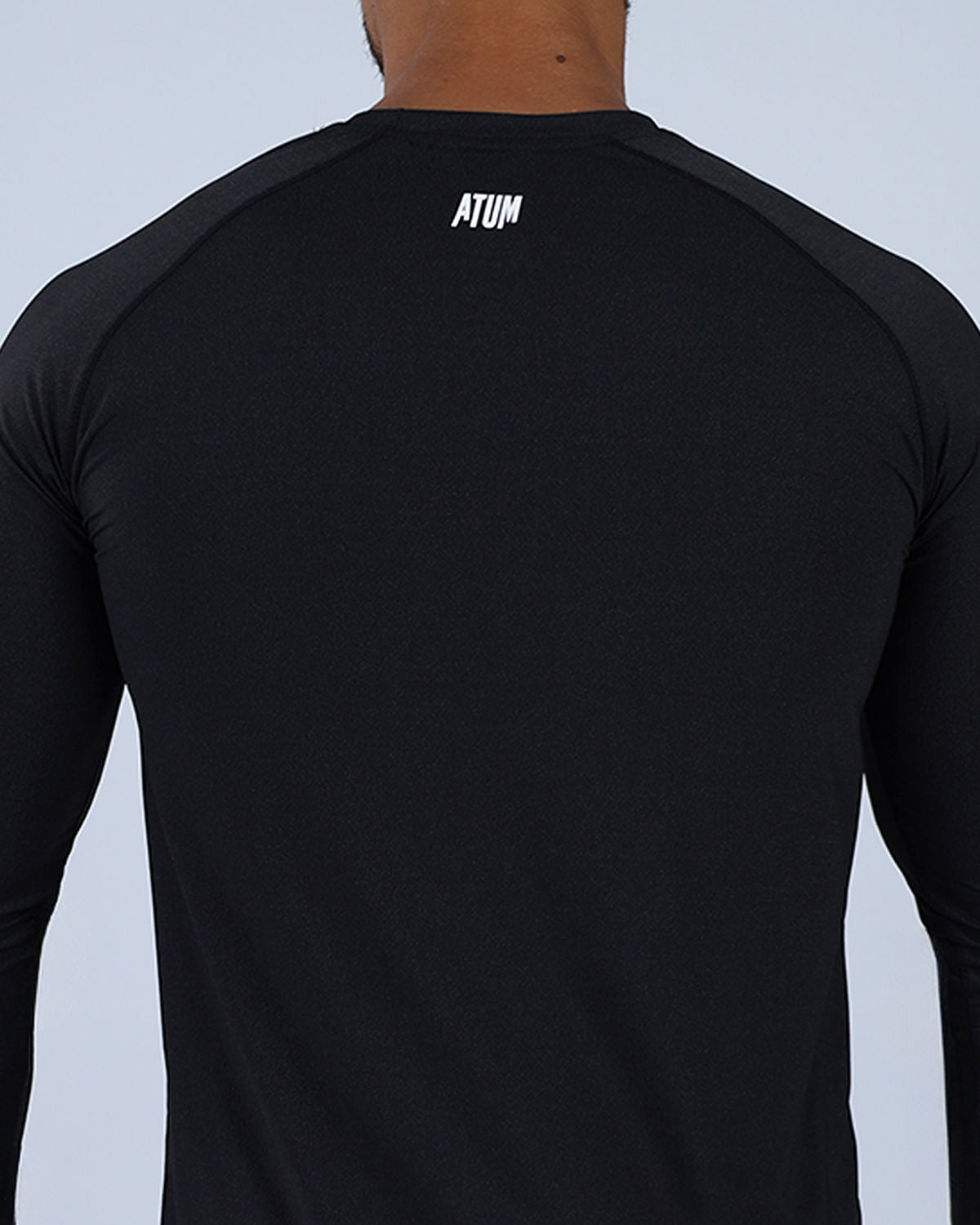 Long Sleeve Running Black Tee-Atum -28528322